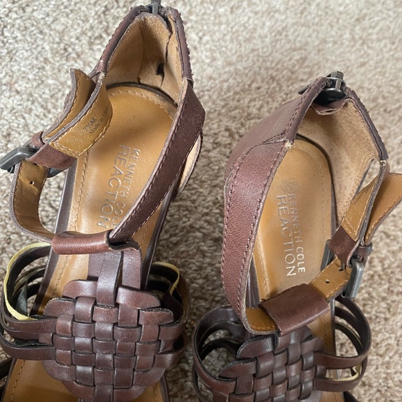 Kenneth Cole Wedge  summer shoes - Picture 4 of 7
